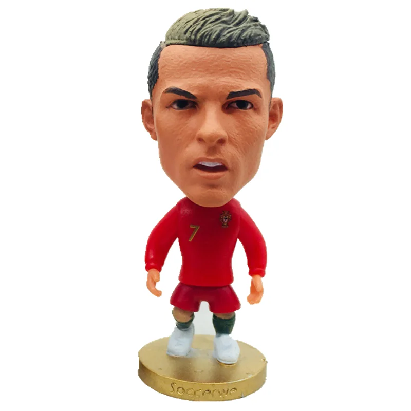 Soccerwe 6,5 см высота Футбольная звезда Кукла Португалия 7 # C. Красные фигурки Роналду 2020
Soccerwe 6,5 см высота Футбольная звезда Кукла Португалия 7 # C. Красные фигурки Роналду 2020