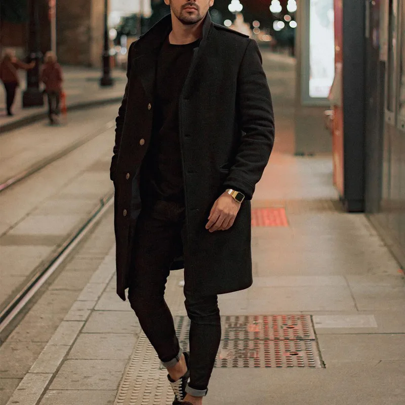 KALENMOS Autumn Winter Clothes Women Coat Long Sleeve Single-breasted Black Wool Jacket Casual Streetwear 2021 New Arrival Coats
KALENMOS Autumn Winter Clothes Women Coat Long Sleeve Single-breasted Black Wool Jacket Casual Streetwear 2021 New Arrival Coats