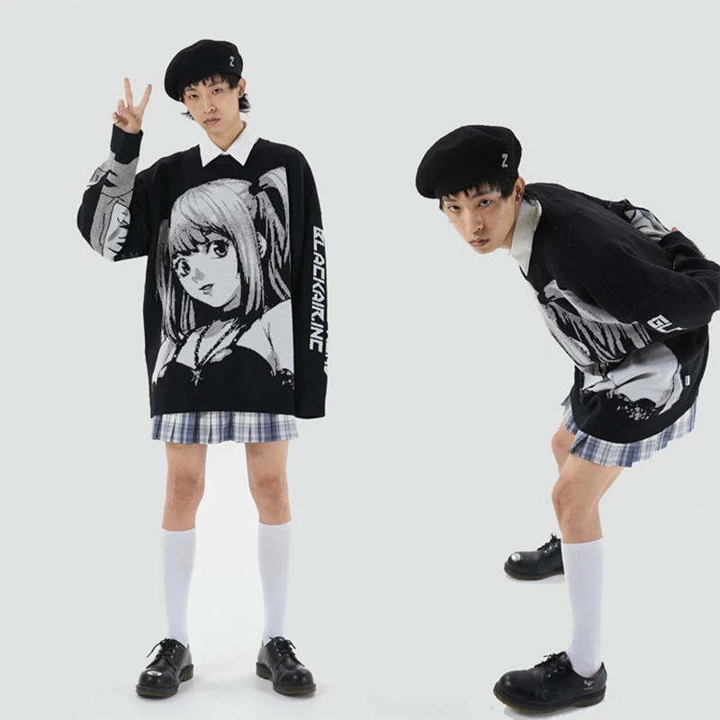 Cartoon Sweater Men Hip Hop Style Trend Character Oversize Casual Loose Autumn Winter New Clothes Ropa De Invierno Tops Fashion
Cartoon Sweater Men Hip Hop Style Trend Character Oversize Casual Loose Autumn Winter New Clothes Ropa De Invierno Tops Fashion