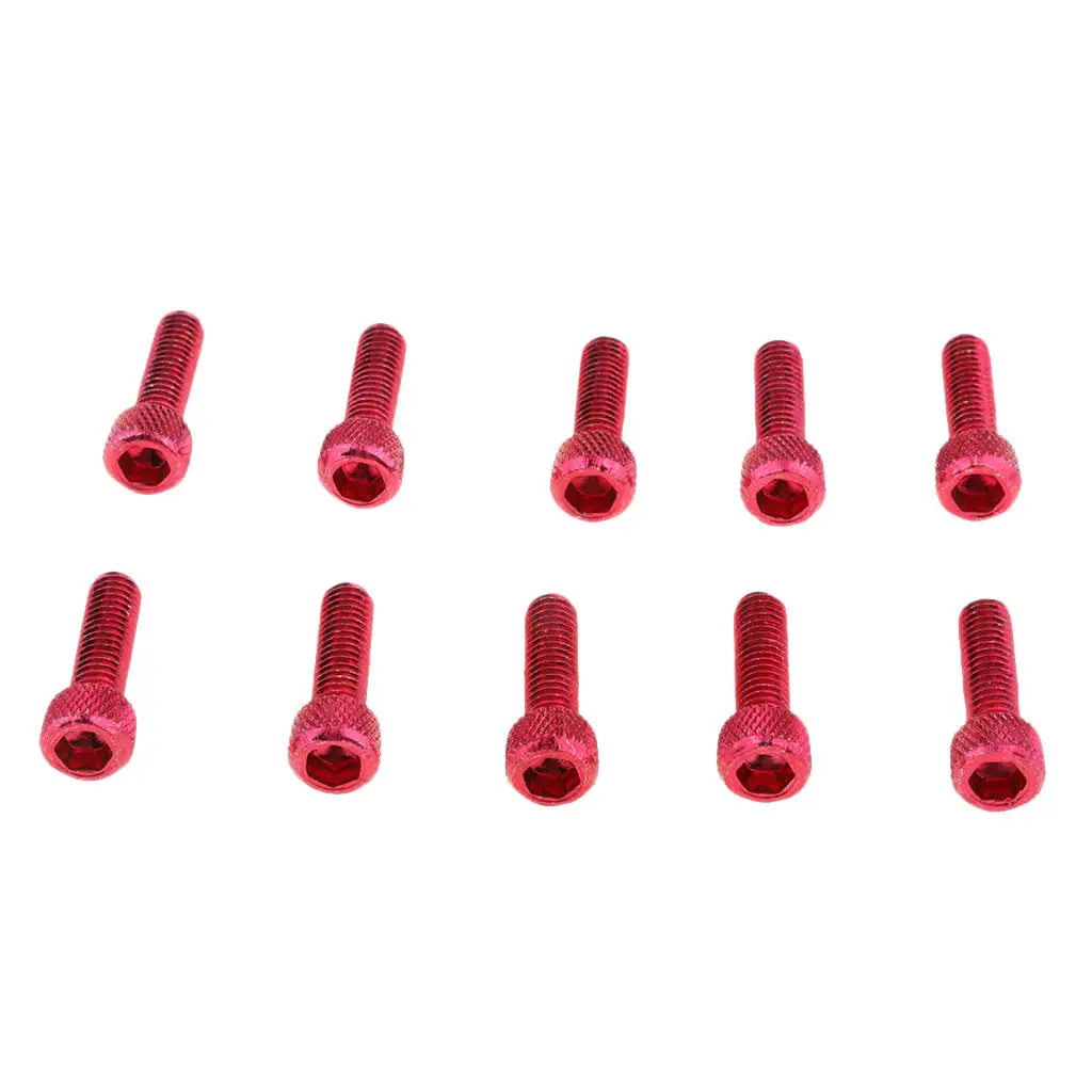 10pcs M6 x 20mm Pitch Alloy Steel Hex Bolt Socket Head Screws Red high quality aluminum alloy strength corrosion resistance
10pcs M6 x 20mm Pitch Alloy Steel Hex Bolt Socket Head Screws Red high quality aluminum alloy strength corrosion resistance