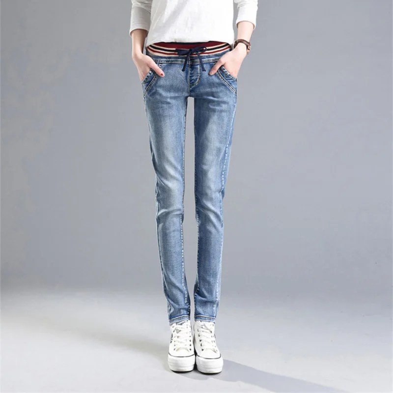 Winter Warm Lining Women's Jeans Fashion Elastic Waist Female Denim Pants Large Size 26-34 Trousers For Girl
Winter Warm Lining Women's Jeans Fashion Elastic Waist Female Denim Pants Large Size 26-34 Trousers For Girl