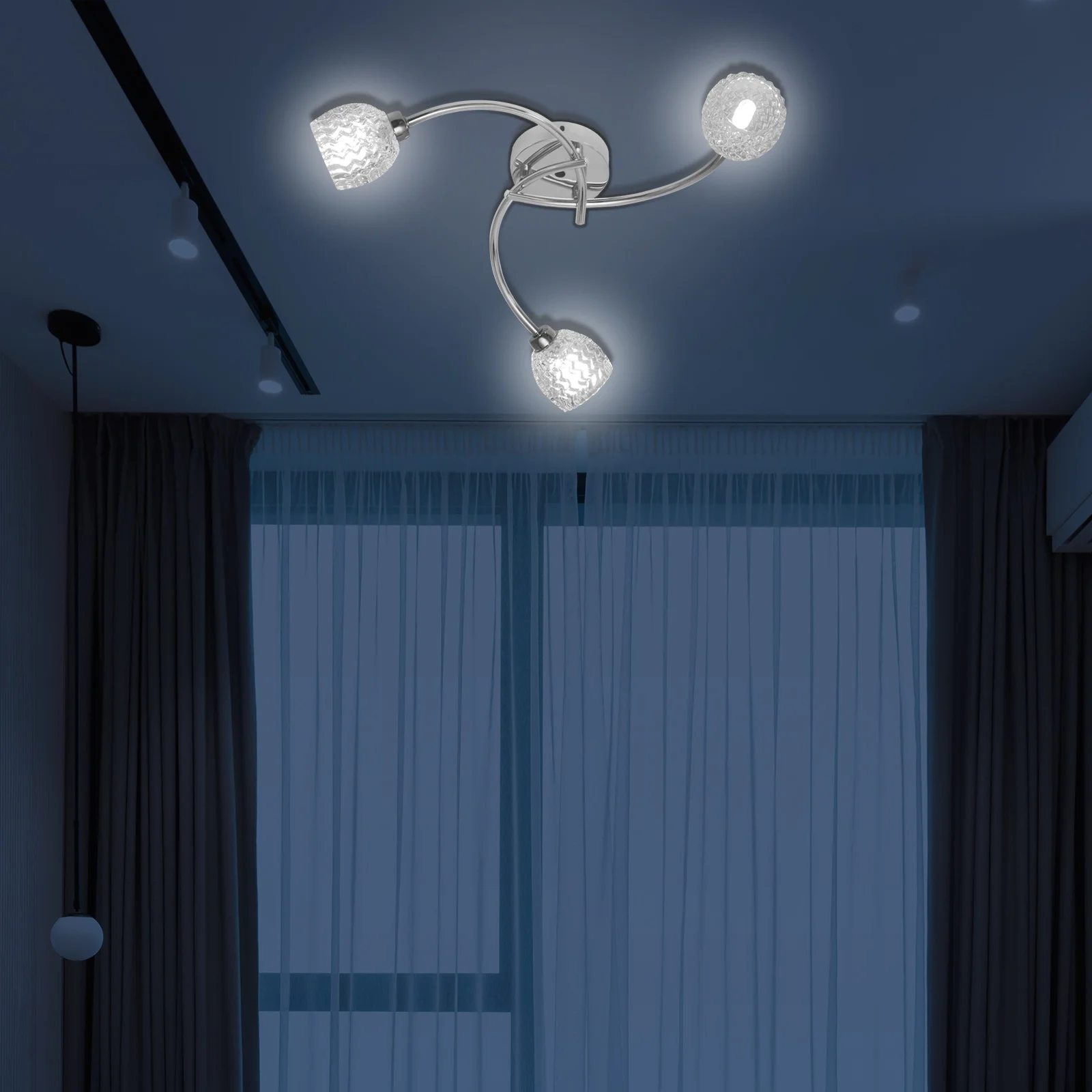 Pedant Lamps Ceiling Art Decoration Hanging Chrome Lamp Bar Dining Kitchen Living Room 3 Bulb Ceiling Spotlight Modern Lights
Pedant Lamps Ceiling Art Decoration Hanging Chrome Lamp Bar Dining Kitchen Living Room 3 Bulb Ceiling Spotlight Modern Lights