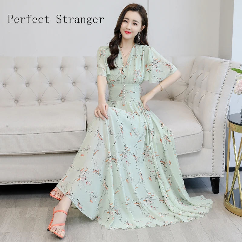 2020 Summer New Arrival High Quality Elegant V Collar Short Sleeve Printed Women Chiffon Short Dress
2020 Summer New Arrival High Quality Elegant V Collar Short Sleeve Printed Women Chiffon Short Dress