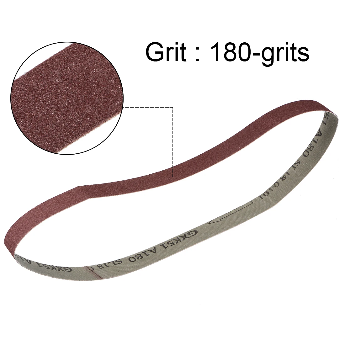 uxcell 2pcs 1-inch X 30-inch(25mm X 765mm) Sanding Belt 180 Grit Aluminum Oxide to wood, plastic, fiberglass steel metals
uxcell 2pcs 1-inch X 30-inch(25mm X 765mm) Sanding Belt 180 Grit Aluminum Oxide to wood, plastic, fiberglass steel metals
