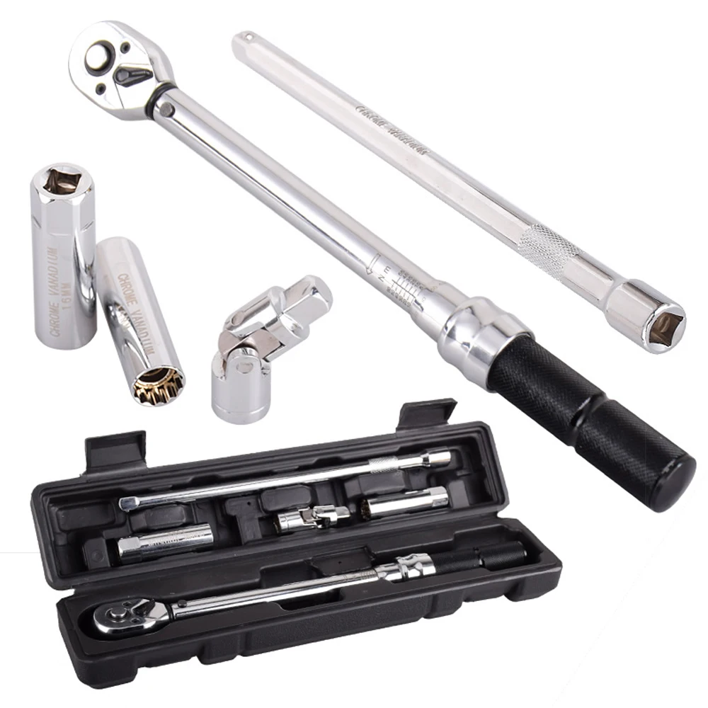 5pcs 3/8 Inch DR 5-60Nm Adjustable Torque Wrench Set Bike Car Fixing Tool Accurate Repairing Spanner Kit Hand Tool Set
5pcs 3/8 Inch DR 5-60Nm Adjustable Torque Wrench Set Bike Car Fixing Tool Accurate Repairing Spanner Kit Hand Tool Set