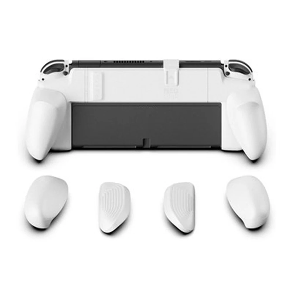 Game Console Protective Cover Ergonomic Handle Cover With Bracket Replaceable Handle Shell Accessories for NS OLED host
Game Console Protective Cover Ergonomic Handle Cover With Bracket Replaceable Handle Shell Accessories for NS OLED host