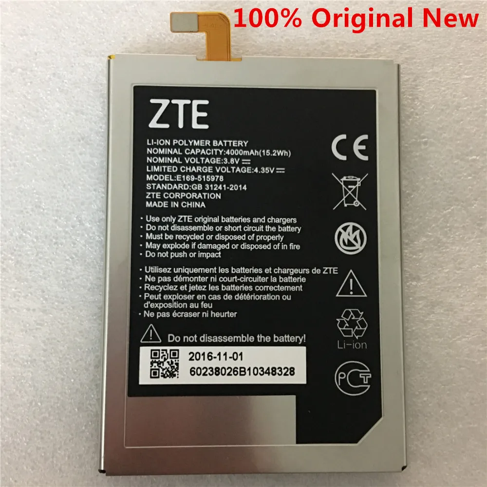 

Аккумулятор для смартфона ZTE Q519T Blade X3/D2/Q519T/A452/T620 (E169-515978), емкость 4000 мАч