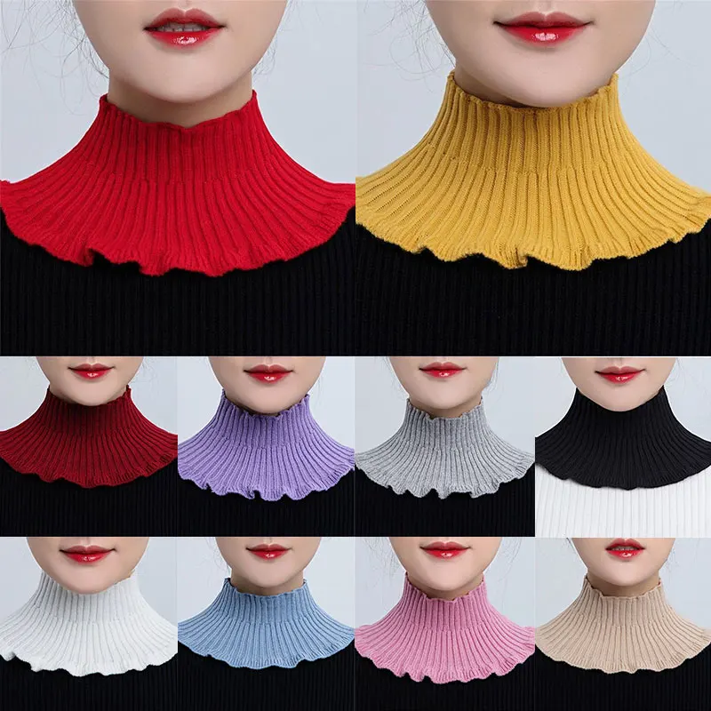Simplicity Fashionable Decorative Knitted Collars Soft Woolen Accessories Ornaments Solid Color Elastic Knitted Wool Collar
Simplicity Fashionable Decorative Knitted Collars Soft Woolen Accessories Ornaments Solid Color Elastic Knitted Wool Collar