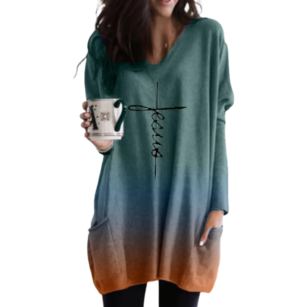 Debracat Spring V-Neck Pockets T-Shirts Women Long Sleeve Tee Autumn Gradient Printed Pullover Casual Loose Blouse Tops
Debracat Spring V-Neck Pockets T-Shirts Women Long Sleeve Tee Autumn Gradient Printed Pullover Casual Loose Blouse Tops
