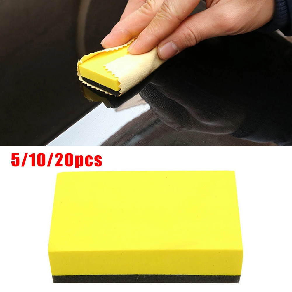 5/10/20PCS Sponge brush Yellow Car Waxing Polishing Sponge Cleaning Detailing Duable
5/10/20PCS Sponge brush Yellow Car Waxing Polishing Sponge Cleaning Detailing Duable