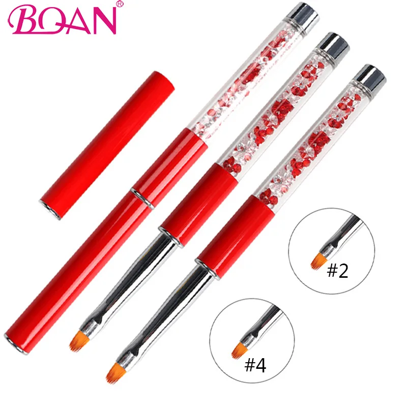 BQAN #2#4 Red Oval Brush Nail Art Brush Rhinestone Handle Nail Art Pen Beauty Nail UV Gel Drawing Painting Pen Manicure Tools
BQAN #2#4 Red Oval Brush Nail Art Brush Rhinestone Handle Nail Art Pen Beauty Nail UV Gel Drawing Painting Pen Manicure Tools