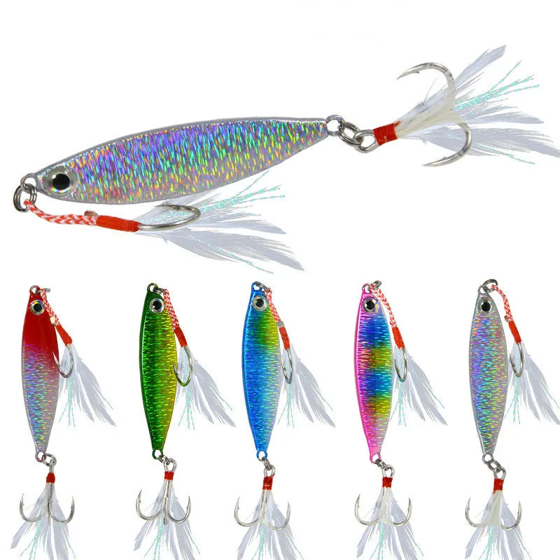 1PS Hard bait Bass Fishing Jigs Fishing Lure Weights 7-30g Holographic Trolling Saltwater Lures Isca Artificial Fish Tackle Pike
1PS Hard bait Bass Fishing Jigs Fishing Lure Weights 7-30g Holographic Trolling Saltwater Lures Isca Artificial Fish Tackle Pike