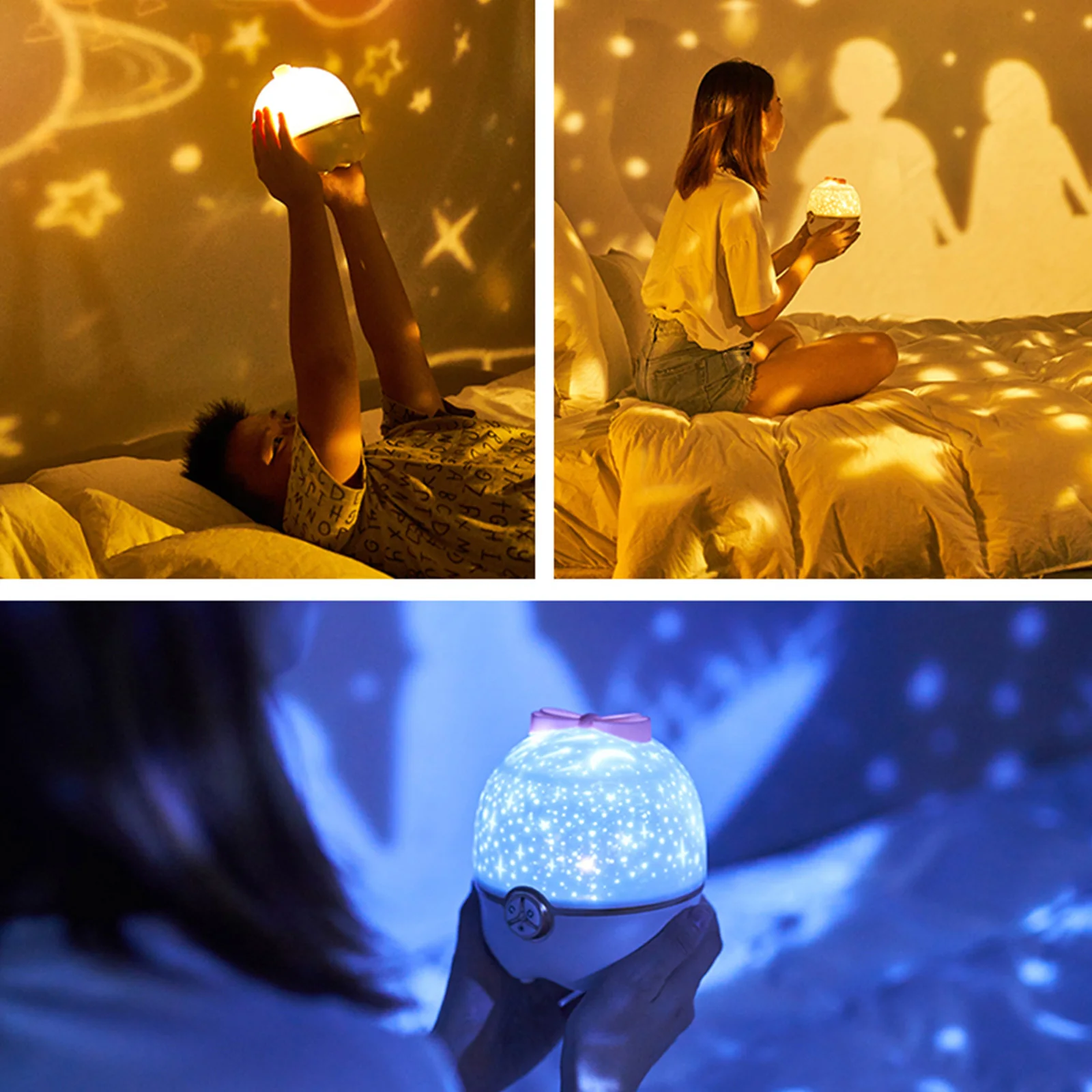 Star Projector Night Light with 8 Films for Kids Bedroom USB Rechargeable Flashing Starry Sky Rotatable Romantic Sleeping Lamp
Star Projector Night Light with 8 Films for Kids Bedroom USB Rechargeable Flashing Starry Sky Rotatable Romantic Sleeping Lamp