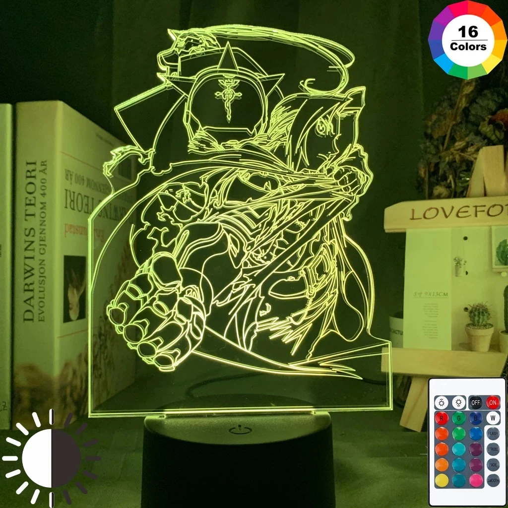 3d Lamp Manga Fullmetal Alchemist Edward Elric Figure Night Light Led Color Changing Kids Bedroom Decorative Nightlight Usb Desk
3d Lamp Manga Fullmetal Alchemist Edward Elric Figure Night Light Led Color Changing Kids Bedroom Decorative Nightlight Usb Desk