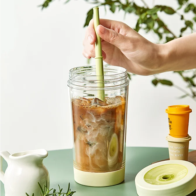 Double Walled Straw Cup Reusable Portable Woman Travel Cup with Straw Juice Smoothie Cold Bicchieri Plastica Drinkware DK50ST
Double Walled Straw Cup Reusable Portable Woman Travel Cup with Straw Juice Smoothie Cold Bicchieri Plastica Drinkware DK50ST
