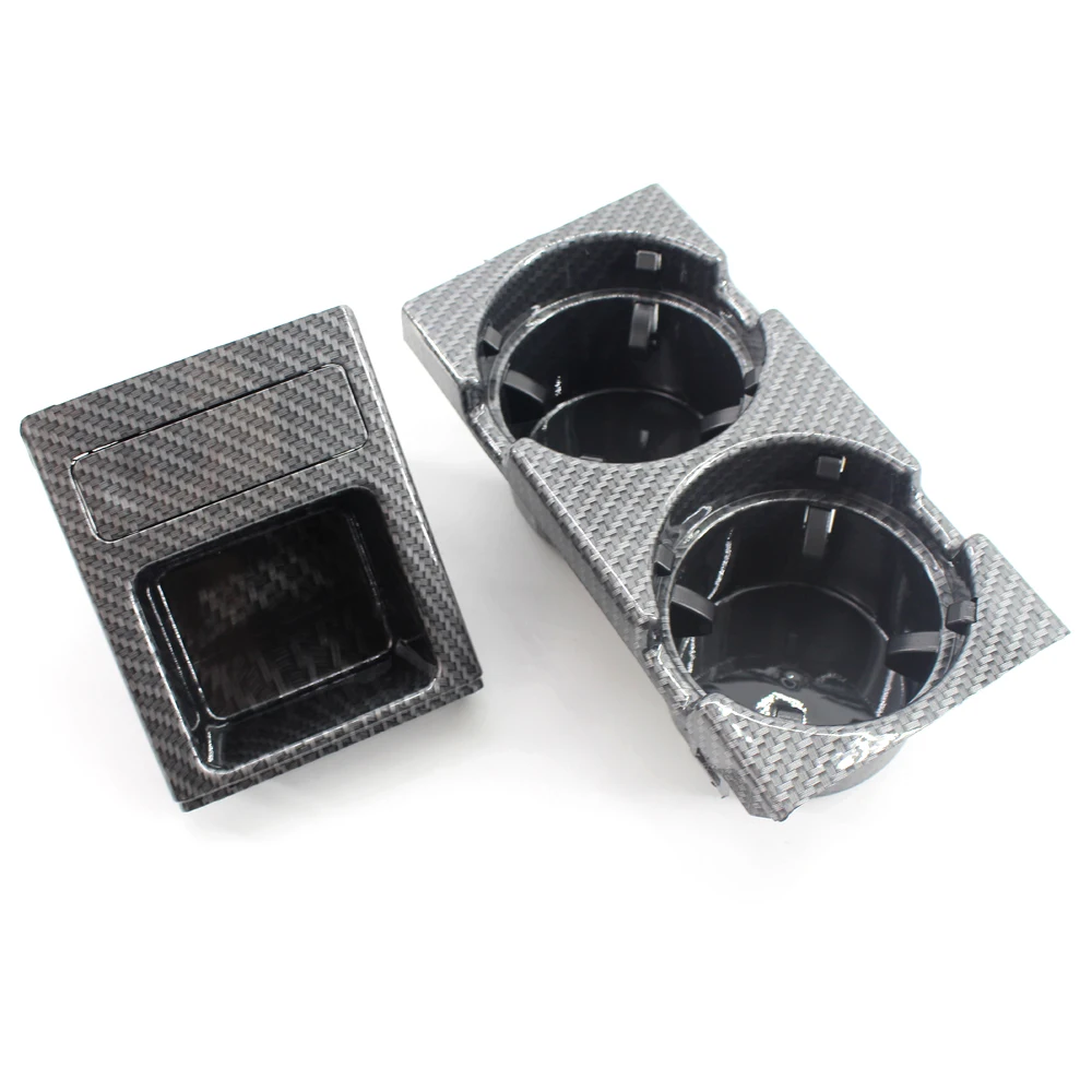 Car Front Center Console Drink Cup Holder + Coin Holder Tray Carbon Fiber Replacement For BMW 3Series E46 1999-2005
Car Front Center Console Drink Cup Holder + Coin Holder Tray Carbon Fiber Replacement For BMW 3Series E46 1999-2005