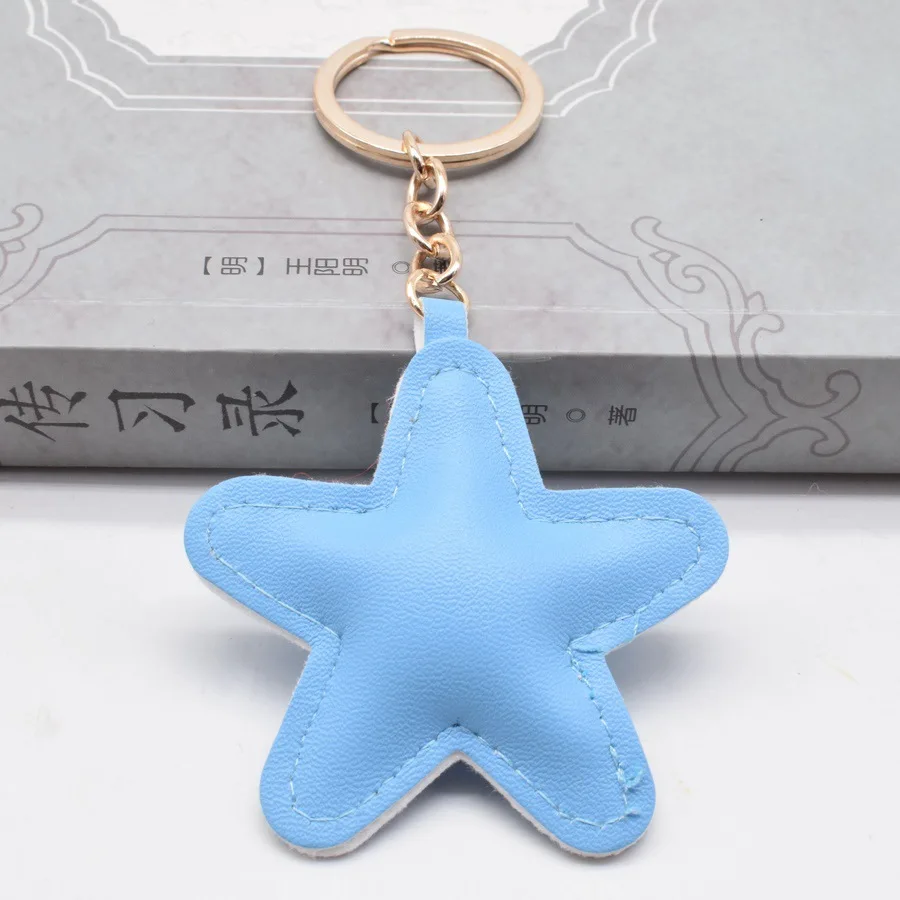 Variety Color Stars Keychain Cortical Fill Cotton Contracted Fashion Backpack Bag Car Key Pendant Clothing Accessories Keyring
Variety Color Stars Keychain Cortical Fill Cotton Contracted Fashion Backpack Bag Car Key Pendant Clothing Accessories Keyring