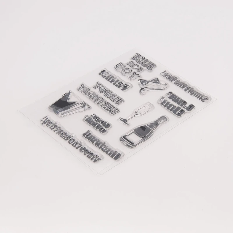 Wine Bottle Silicone Ink Pads Embossing Stencil DIY Printing Transparent Clear Stamps For Scrapbooking Making Album Paper Card
Wine Bottle Silicone Ink Pads Embossing Stencil DIY Printing Transparent Clear Stamps For Scrapbooking Making Album Paper Card