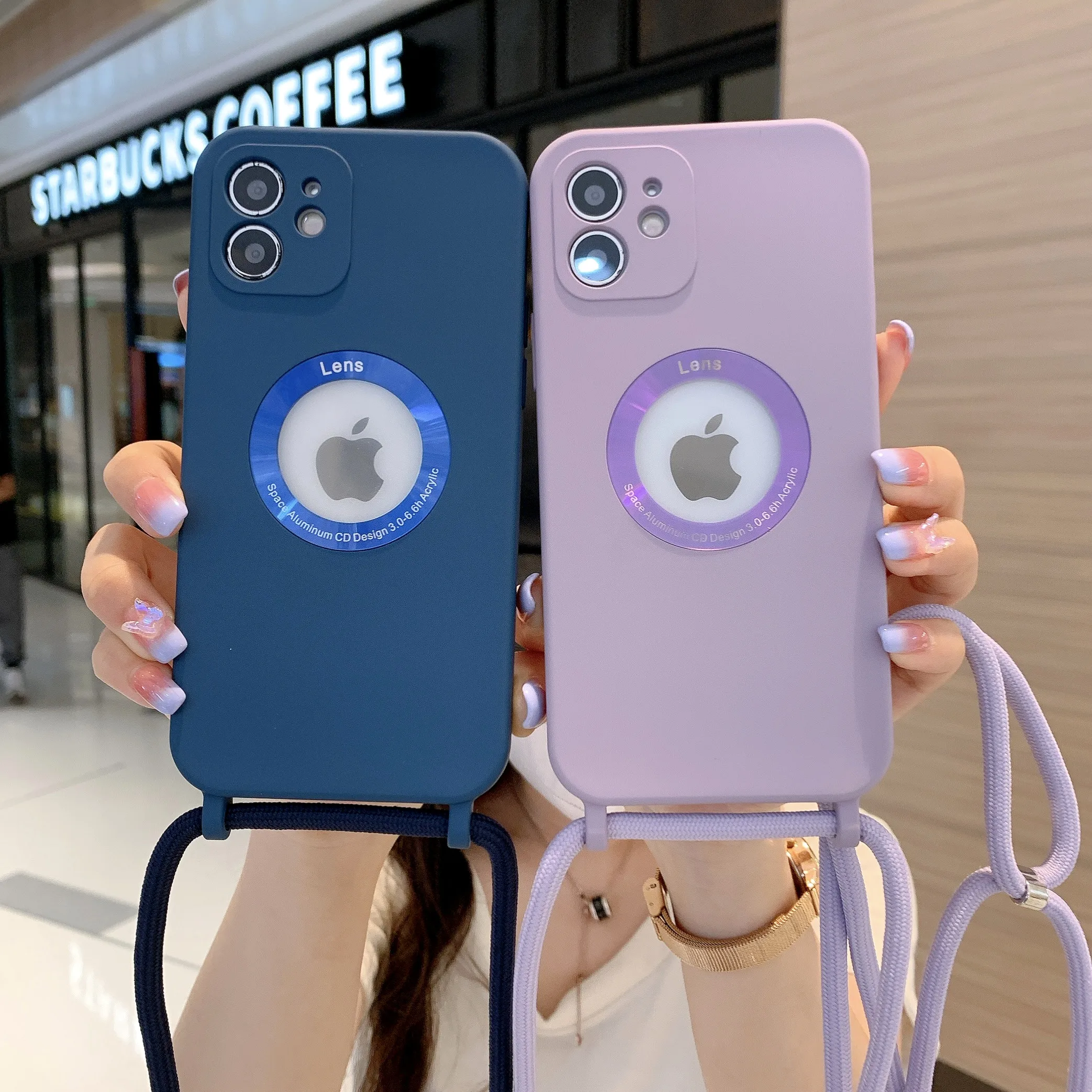 Shockproof Lightweight Sofe Silicagel Logo Lanyard Phone Case For iPhone 7 8 Plus XS 12 Mini 11 Pro Max X XR SE 2020 Back Cover
Shockproof Lightweight Sofe Silicagel Logo Lanyard Phone Case For iPhone 7 8 Plus XS 12 Mini 11 Pro Max X XR SE 2020 Back Cover