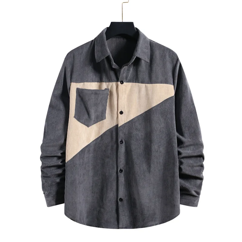 Colorblock Striped Shirt Mens 2020 Autumn Casual Long Sleeve Pocket Men Shirts Contrast Patchwork Oversized Male Camisas
Colorblock Striped Shirt Mens 2020 Autumn Casual Long Sleeve Pocket Men Shirts Contrast Patchwork Oversized Male Camisas