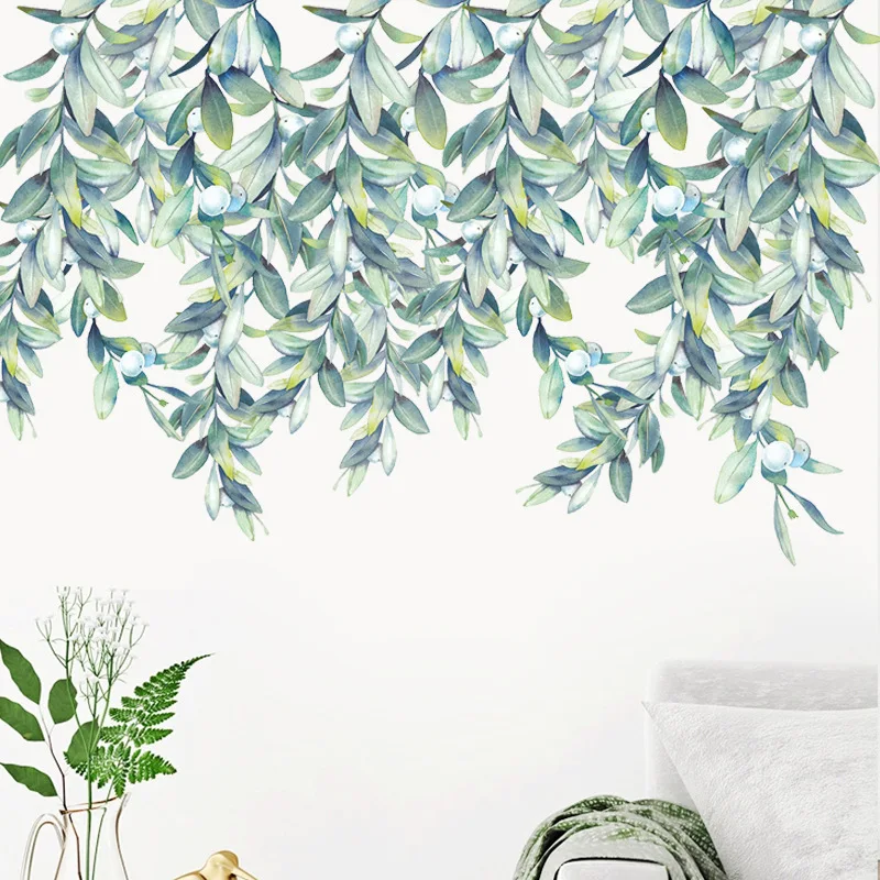 57*90cm Green Leaf Wall Stickers for living room decoration Removable Plant Wall Decals Eco-friendly Wall Murals Home Decoration
57*90cm Green Leaf Wall Stickers for living room decoration Removable Plant Wall Decals Eco-friendly Wall Murals Home Decoration