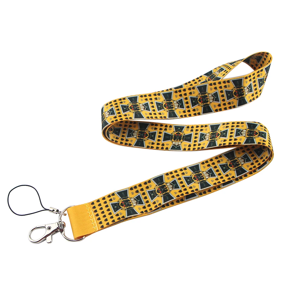 HJ218 Prussia Cross Lanyards For Key Badge Gym Key Chain Lanyard Key Holder DIY Hang Rope Keychain Gift For Friends
HJ218 Prussia Cross Lanyards For Key Badge Gym Key Chain Lanyard Key Holder DIY Hang Rope Keychain Gift For Friends