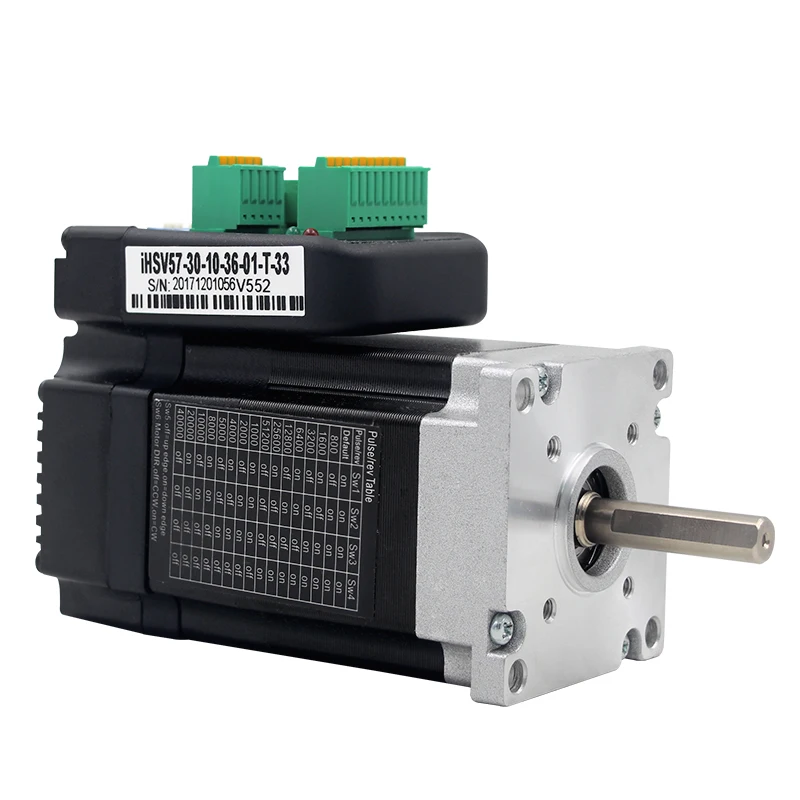 Интегрированный Серводвигатель NEMA23 100 Вт 0 29 нм 36VDC 3000 об/мин JMC iHSV57 30 10 36|servo motor 100w|jmc