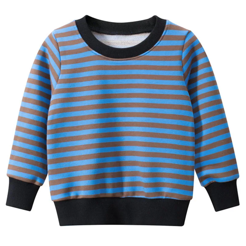 Children Striped Pullover Hoodies Baby Boy Long Sleeve Shirts Casual Tops Girls Active Clothes Sweatshirts Kids 2-9Y
Children Striped Pullover Hoodies Baby Boy Long Sleeve Shirts Casual Tops Girls Active Clothes Sweatshirts Kids 2-9Y