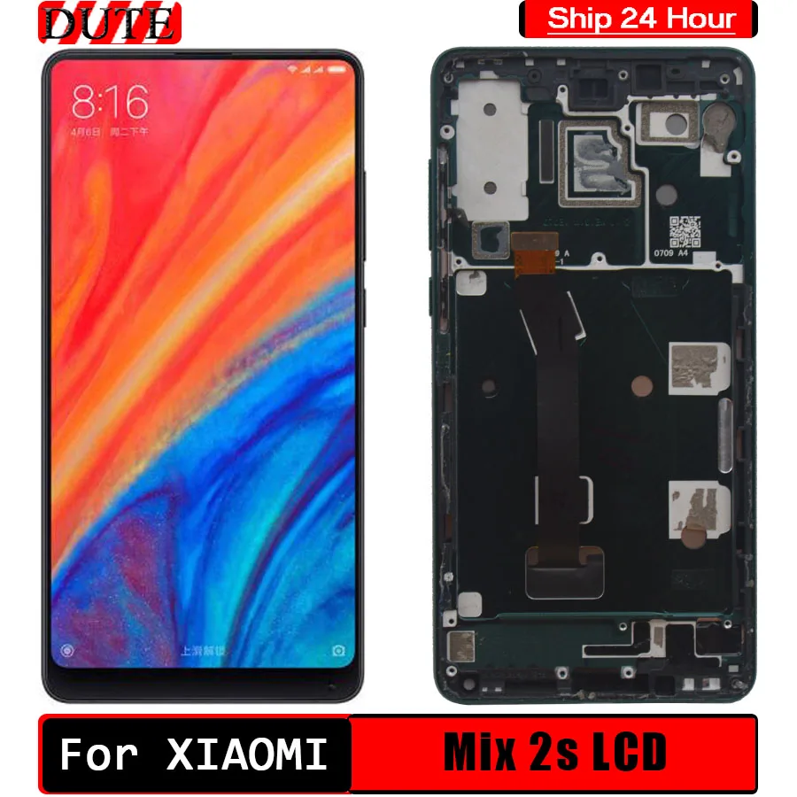 

ЖК-дисплей и сенсорный экран для Xiaomi Mi Mix2S Mix2S, 100% новый дигитайзер, сменная стеклянная панель в сборе, 5,99 дюйма для Xiaomi Mi Mix 2S
