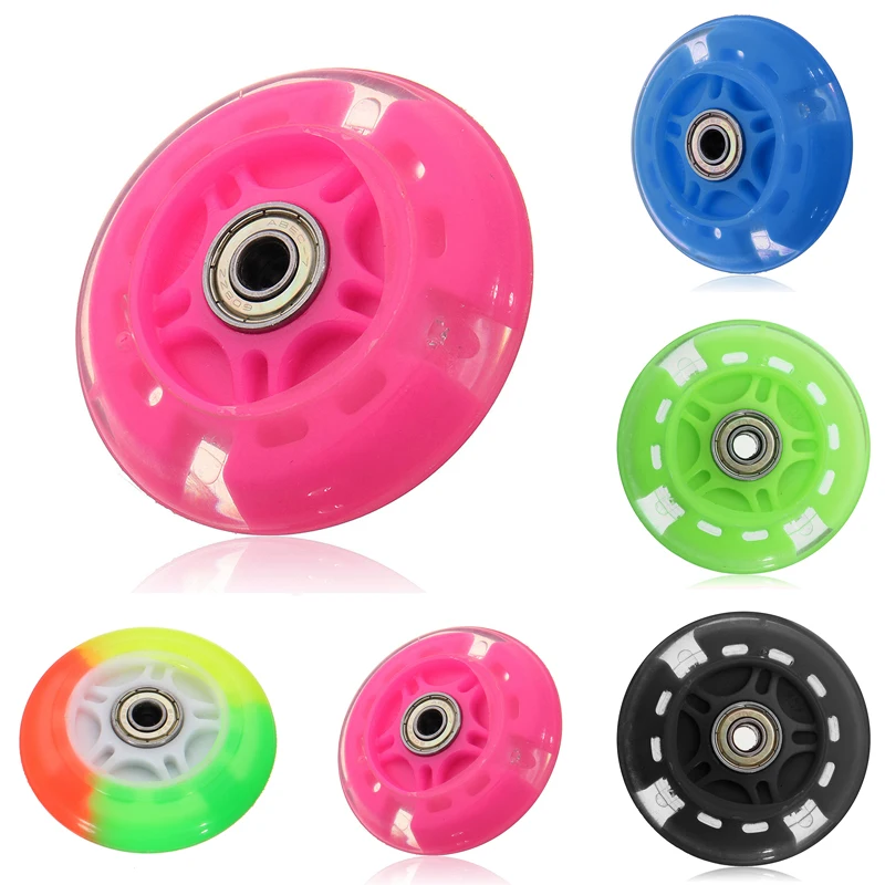 Flash Wheel Mute Wheel For Micro Scooter Flashing Light Kid Car Toy Wheel Pink/Blue/Black/Green PU+metal Skateboard Parts
Flash Wheel Mute Wheel For Micro Scooter Flashing Light Kid Car Toy Wheel Pink/Blue/Black/Green PU+metal Skateboard Parts