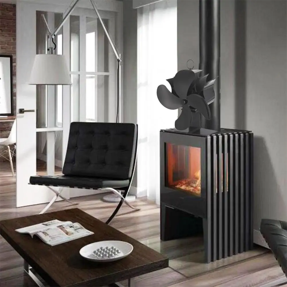 New Stove Fan Fireplace Fan 4-Blade Heat Powered Wood Log Burner Eco Fan Friendly Quiet Home Efficient Heat Distribution
New Stove Fan Fireplace Fan 4-Blade Heat Powered Wood Log Burner Eco Fan Friendly Quiet Home Efficient Heat Distribution
