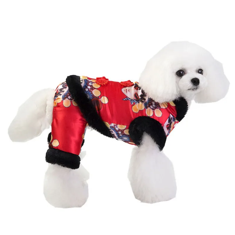 New Pet Clothes Dog Chinese Style Winter Fleece Warm Coat Jacket for Small Medium Dog Suit Coat for French Bulldog Puppy
New Pet Clothes Dog Chinese Style Winter Fleece Warm Coat Jacket for Small Medium Dog Suit Coat for French Bulldog Puppy