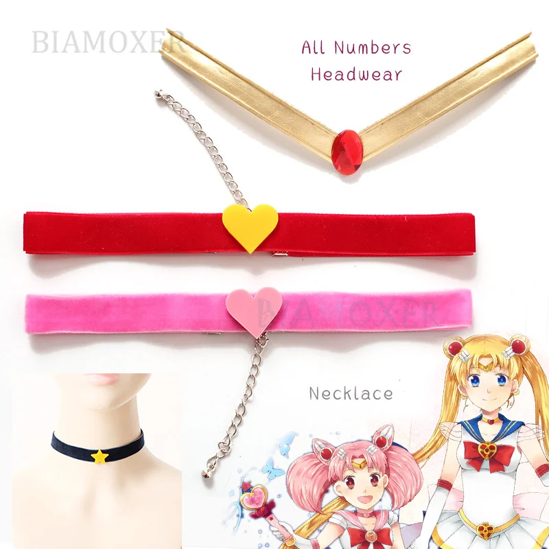 Moon Crystal Costume Necklace Collar Velvet Belt Chibiusa Mars Uranus Kaiou Michiru Cosplay Anime Costume Accessories Prop
Moon Crystal Costume Necklace Collar Velvet Belt Chibiusa Mars Uranus Kaiou Michiru Cosplay Anime Costume Accessories Prop