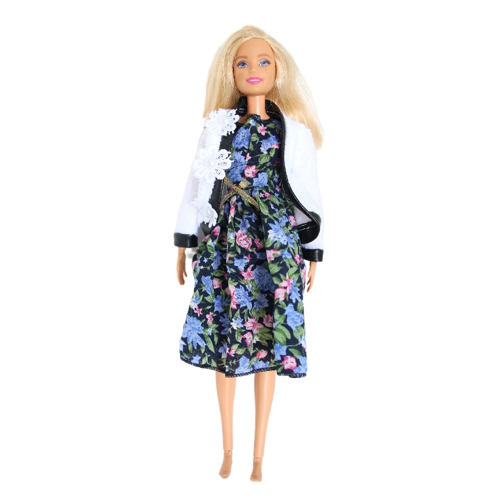 Retro Floral Dress Outfit Set for Barbie 11 Inches BJD FR SD Doll Clothes Dollhouse Roll Play Accessories
Retro Floral Dress Outfit Set for Barbie 11 Inches BJD FR SD Doll Clothes Dollhouse Roll Play Accessories