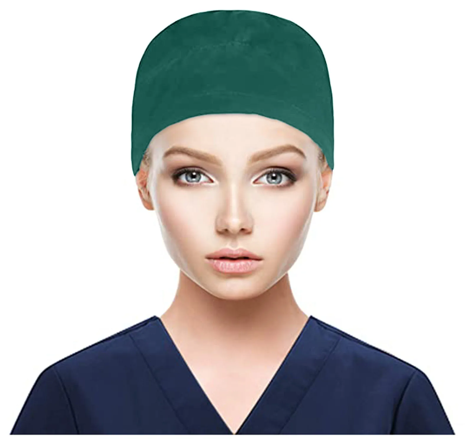 Solid Color Working Scrub Cap Fashion Cotton Bouffant Nurse Hat With Buttons Comfortable Wearing Mask Gorro Enfermera FL50
Solid Color Working Scrub Cap Fashion Cotton Bouffant Nurse Hat With Buttons Comfortable Wearing Mask Gorro Enfermera FL50