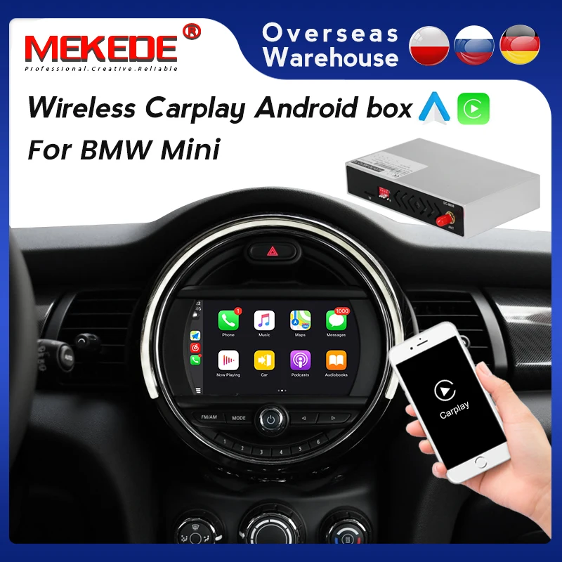 MEKEDE Car Multimedia Wireless Apple CarPlay Android Auto For BMW MINI CIC NBT EVO system support Mirror Link Map
MEKEDE Car Multimedia Wireless Apple CarPlay Android Auto For BMW MINI CIC NBT EVO system support Mirror Link Map
