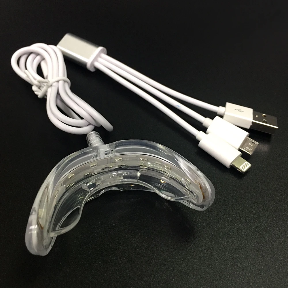 3-in-1 Portable Tooth Whitening Device USB Charge 16 LEDs Blue Light Whitening Instrument Bleaching System Dental Care Tool
3-in-1 Portable Tooth Whitening Device USB Charge 16 LEDs Blue Light Whitening Instrument Bleaching System Dental Care Tool