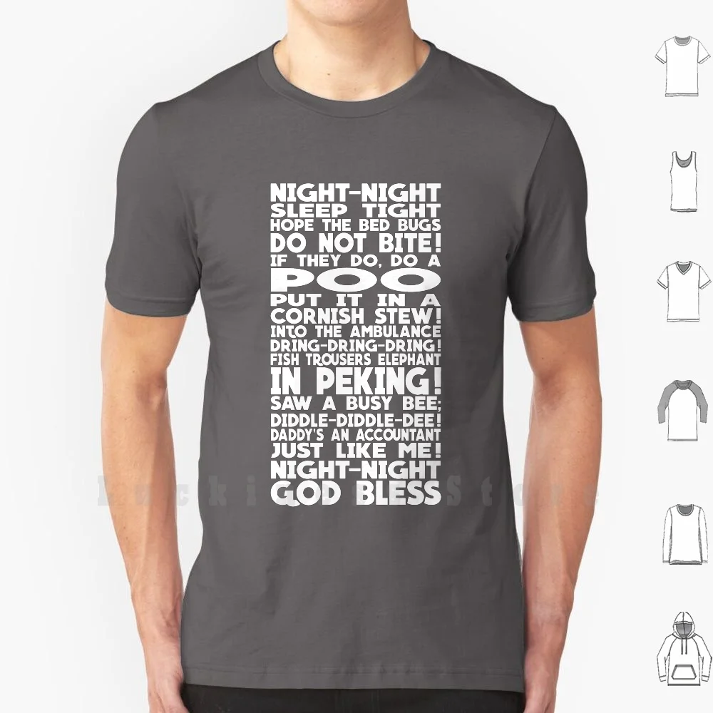 Richie's Bed Time Rhyme Design T Shirt Big Size 100% Cotton Bottom Rik Mayall Ade Admonson Comedy Funny Black White Night Sleep
Richie's Bed Time Rhyme Design T Shirt Big Size 100% Cotton Bottom Rik Mayall Ade Admonson Comedy Funny Black White Night Sleep