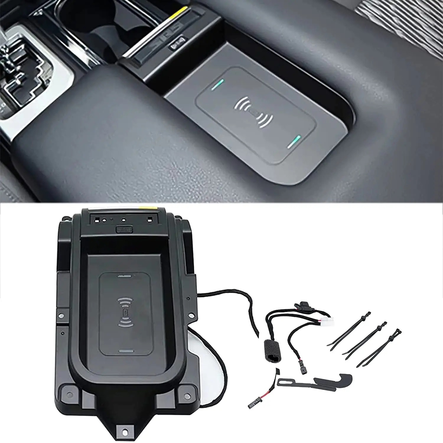 Центральная консоль, лоток беспроводного зарядного устройства 00016-34506, совместимый с Toyota Tundra 2014-2021, автомобильное беспроводное зарядное уст... 
Центральная консоль, лоток беспроводного зарядного устройства 00016-34506, совместимый с Toyota Tundra 2014-2021, автомобильное беспроводное зарядное уст...