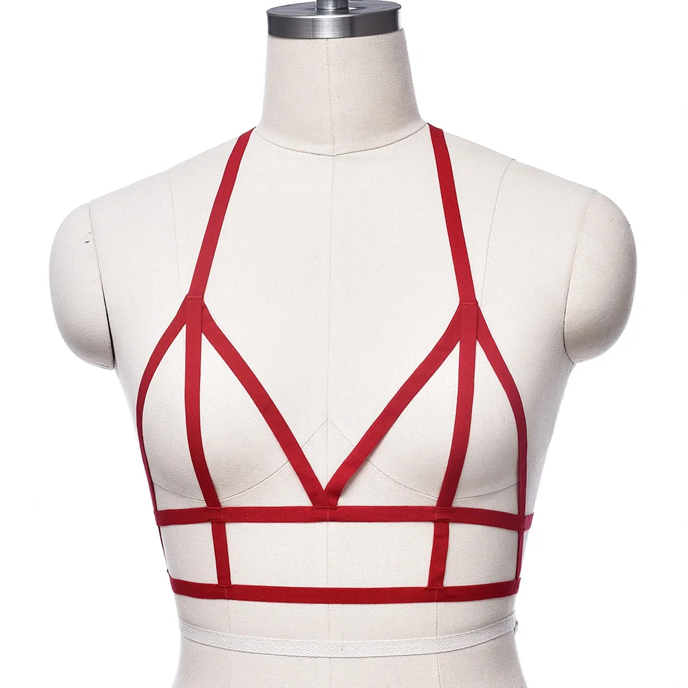 Harajuku Sexy Lingerie Bra Womens Bondage Body Harness Belt Goth Soft Elastic Crop Top Body Cage Harness Bra
Harajuku Sexy Lingerie Bra Womens Bondage Body Harness Belt Goth Soft Elastic Crop Top Body Cage Harness Bra