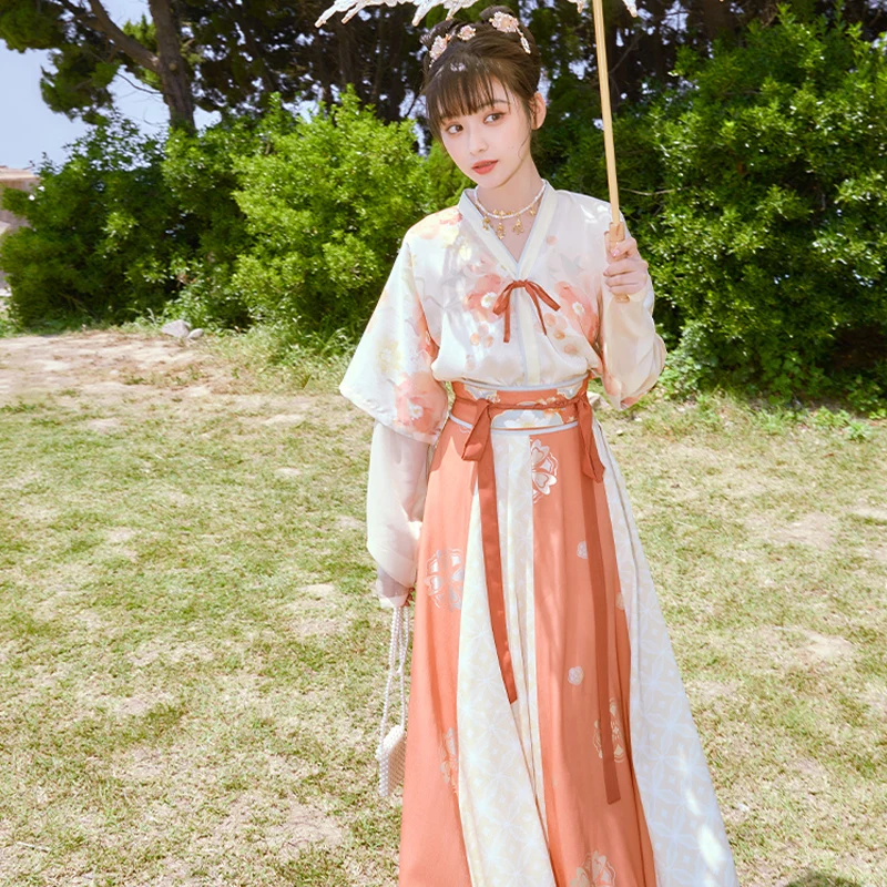 New Improved Female Hanfu Chinese Ancient Traditional Classical Dance Clothes Han Tang Dynasty Stage Performance Dress
New Improved Female Hanfu Chinese Ancient Traditional Classical Dance Clothes Han Tang Dynasty Stage Performance Dress