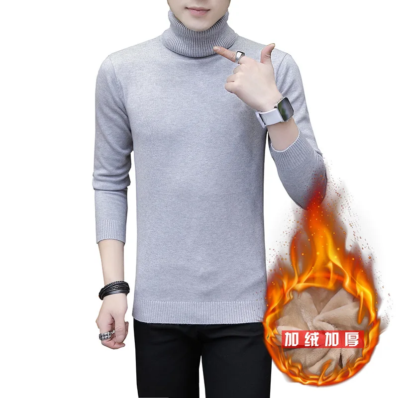 2020 Winter New Velvet Sweater Men's High-necked Pullover Multi-color Thick Warm Top Slim Bottoming Suit Turtleneck Streewear
2020 Winter New Velvet Sweater Men's High-necked Pullover Multi-color Thick Warm Top Slim Bottoming Suit Turtleneck Streewear