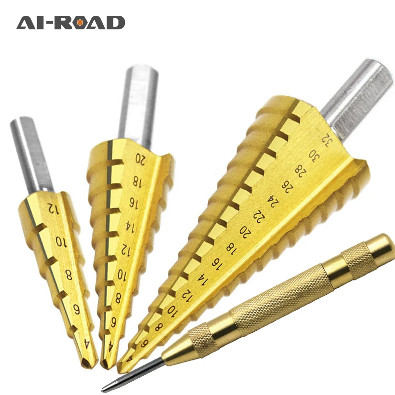 Ступенчатое сверло 3-13 мм из быстрорежущей стали с титановым покрытием, электроинструменты, Карбидное сверло, мини сверло, набор сверл 3-12 мм,...
Ступенчатое сверло 3-13 мм из быстрорежущей стали с титановым покрытием, электроинструменты, Карбидное сверло, мини сверло, набор сверл 3-12 мм,...