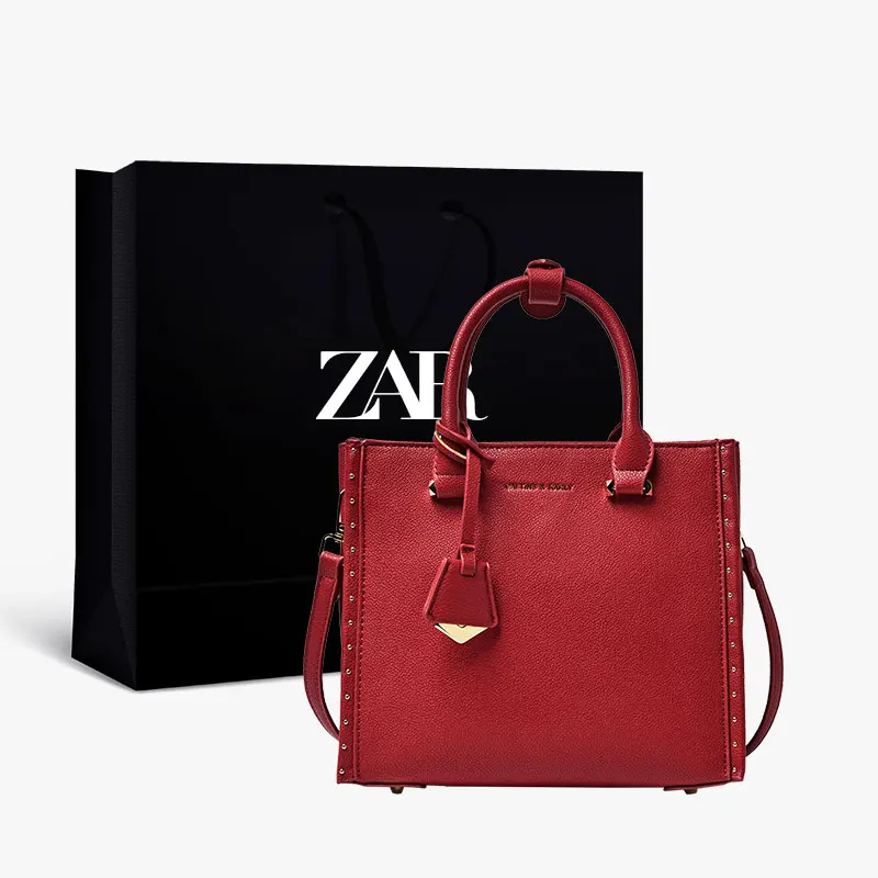 ZAR Luxury Handbags Women Bags Design Fashion All-match Soft Leather Red Wedding Bridal Bag Women's bag Europe America
ZAR Luxury Handbags Women Bags Design Fashion All-match Soft Leather Red Wedding Bridal Bag Women's bag Europe America