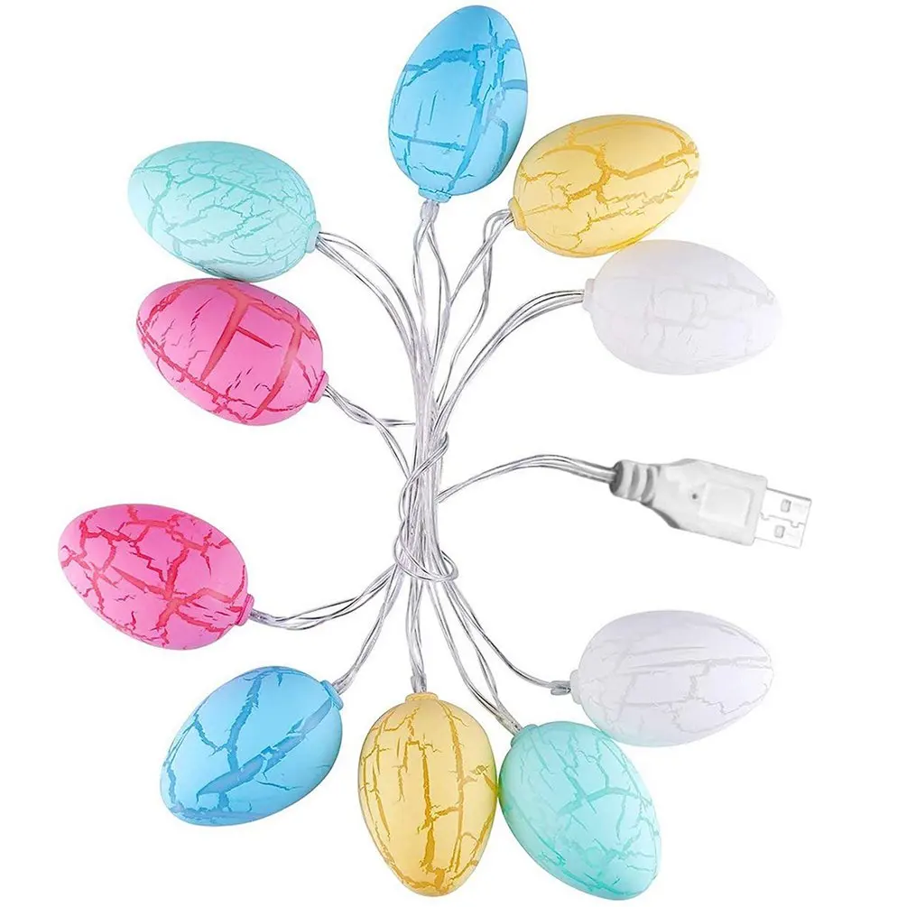 LED String Light Easter Eggs Decoration Colorful Crack Eggs Lamp String USB Night Lights Easter Ornaments Home Holiday Lighting
LED String Light Easter Eggs Decoration Colorful Crack Eggs Lamp String USB Night Lights Easter Ornaments Home Holiday Lighting