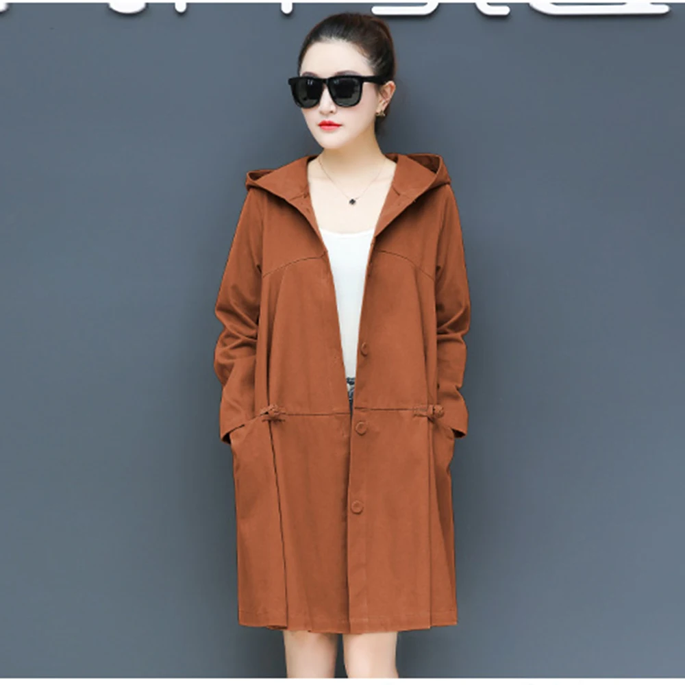 YMING Women's Loose Hooded Trench Coat Large Size Was Thin Casual Party Weekend Out Women's Daily Wear Fashion Coats
YMING Women's Loose Hooded Trench Coat Large Size Was Thin Casual Party Weekend Out Women's Daily Wear Fashion Coats