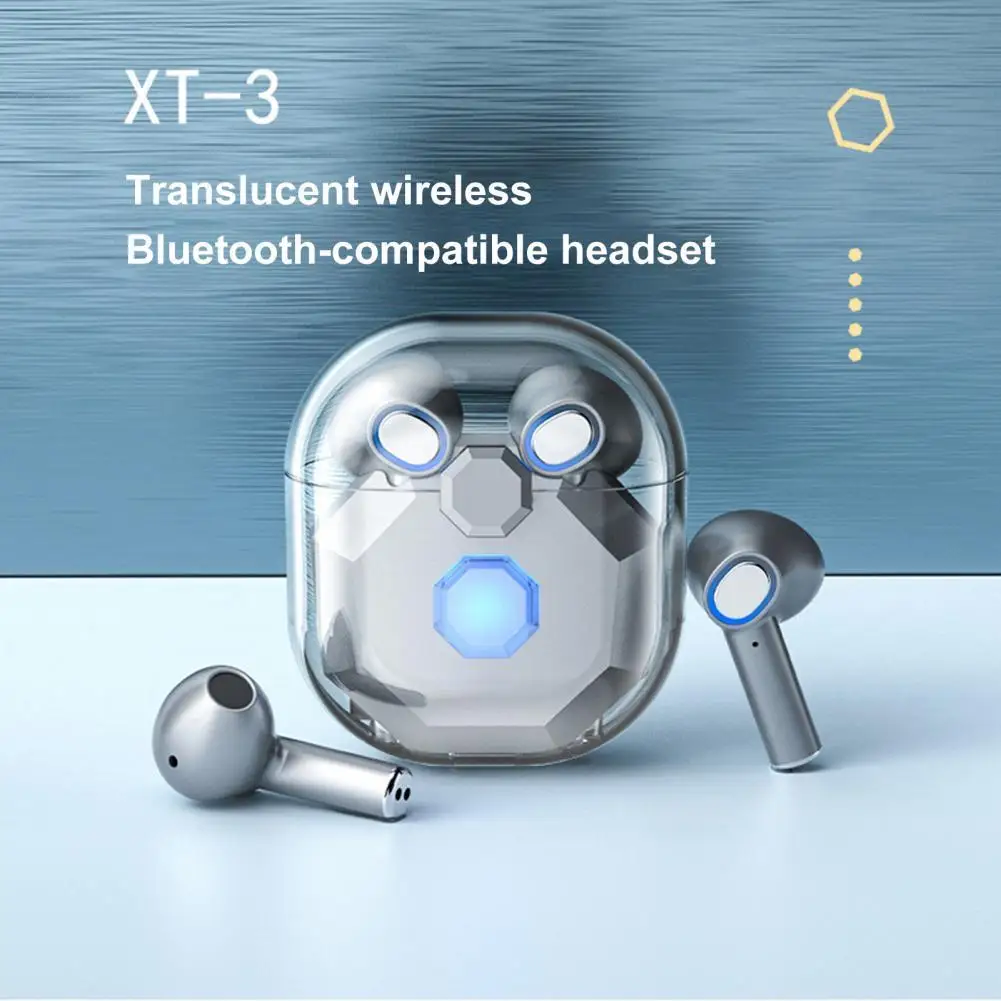 Convenient 2Pcs XT3 Wireless Headset High Fidelity Sweat Resistant ABS Bluetooth-compatible5.1 Stereo Earphone for Music
Convenient 2Pcs XT3 Wireless Headset High Fidelity Sweat Resistant ABS Bluetooth-compatible5.1 Stereo Earphone for Music