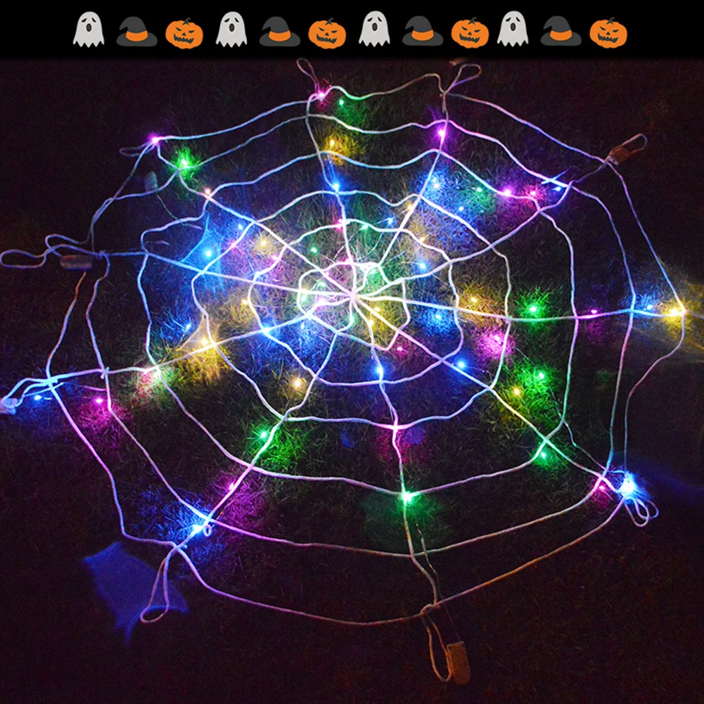 LED Halloween Spider Web Creative Halloween Prop Lighting LED Lights Halloween Party DIY Decorations for Haunted House
LED Halloween Spider Web Creative Halloween Prop Lighting LED Lights Halloween Party DIY Decorations for Haunted House