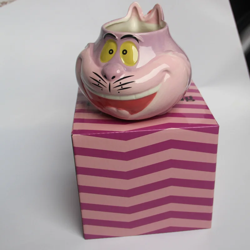 BOUSSAC 350ML Cartoon Alice Cheshire Cat Coffee Mug Ceramic Water Cup 3D animal mugs coffee cups Birthday Gift For Children NEW
BOUSSAC 350ML Cartoon Alice Cheshire Cat Coffee Mug Ceramic Water Cup 3D animal mugs coffee cups Birthday Gift For Children NEW