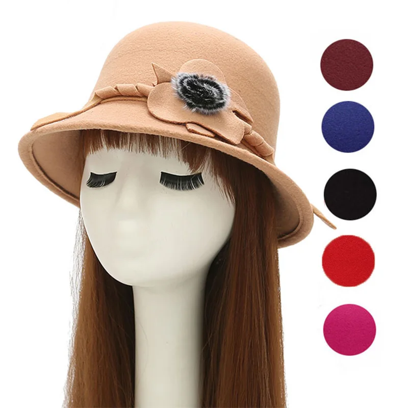 1PCS new faux wool basin hat for autumn and winter ladies leisure fur ball top hat fashion basin hat woolen felt hat S78
1PCS new faux wool basin hat for autumn and winter ladies leisure fur ball top hat fashion basin hat woolen felt hat S78